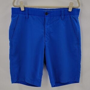 Under Armour Mens Blue Casual Shorts Size 36